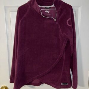 Calvin Klein Quarter Zip Pullover ~ M
